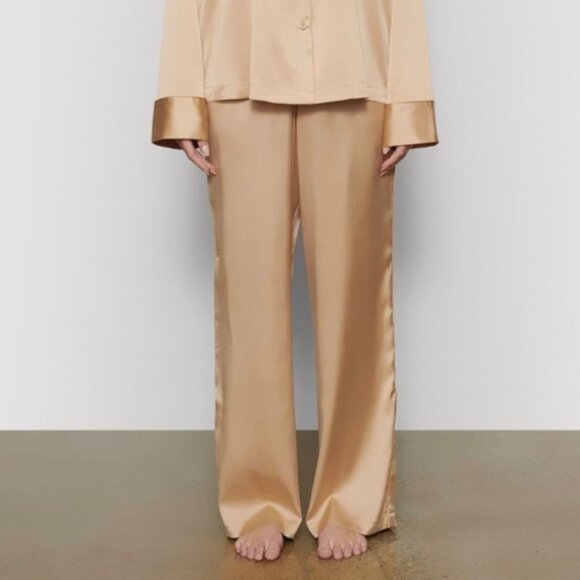 SKIMS Silk Sleep Pant Honey Womens 4X - Picture 1 of 10